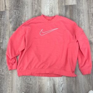 Nike Pink Crewneck Sweatshirt